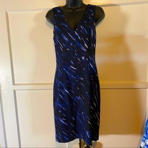 Milly Sheath Dress Brushstroke Blue size 2 NWT